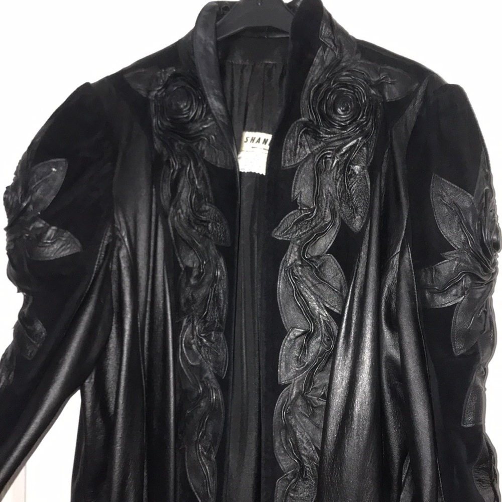 Leather long Coat
